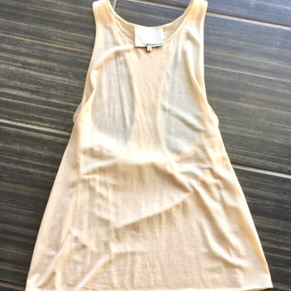 3:1 Philip Lim silk/cotton creme size small Tank Top - Picture 1 of 16